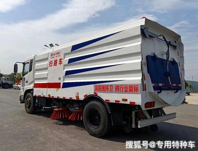 东风天锦8方扫路车 城市清洁的得力助手